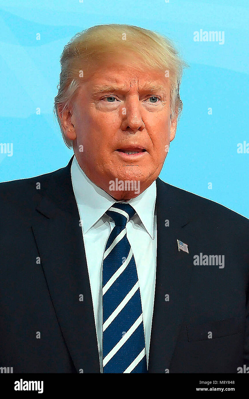 Donald John Trump - *14.06.1946 - 45th President of the United States of America. Stock Photo