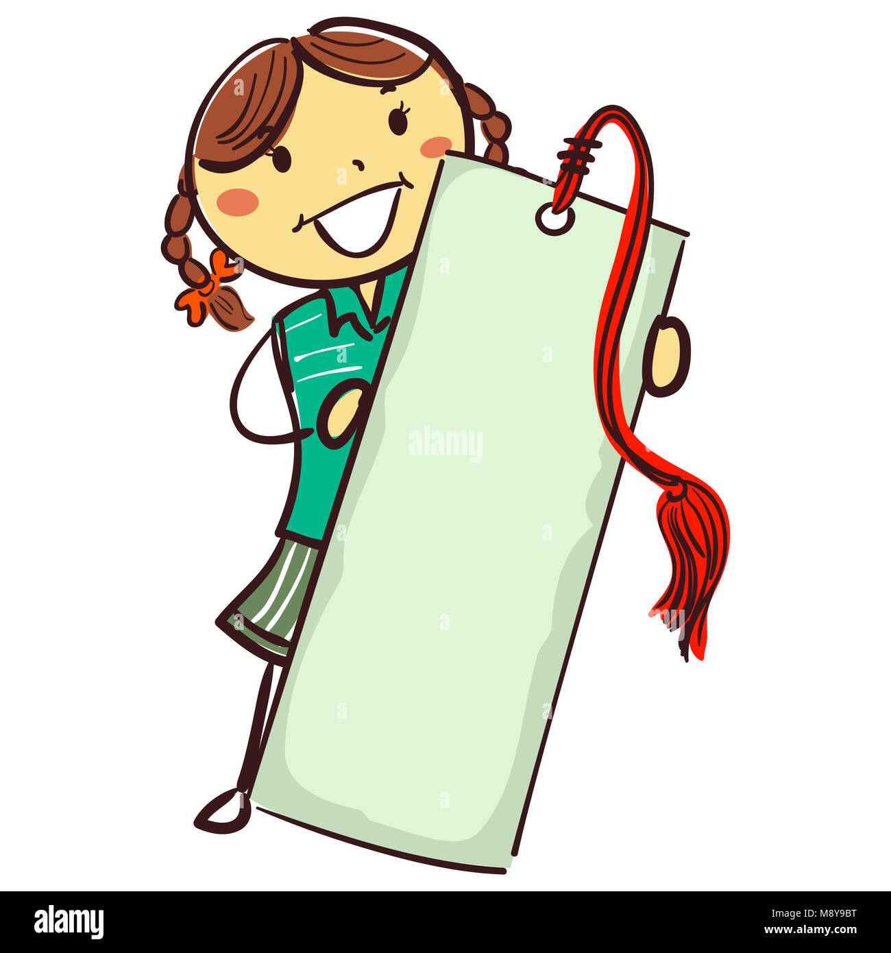 Cartoon kids holding sign hi-res stock photography and images - Alamy
