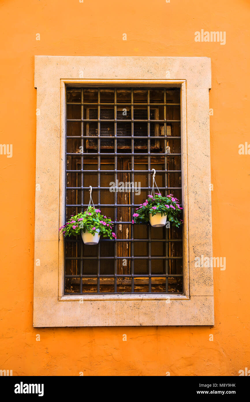 Window Rome Old Old window in Rome, Italy Stock Photo - Alamy