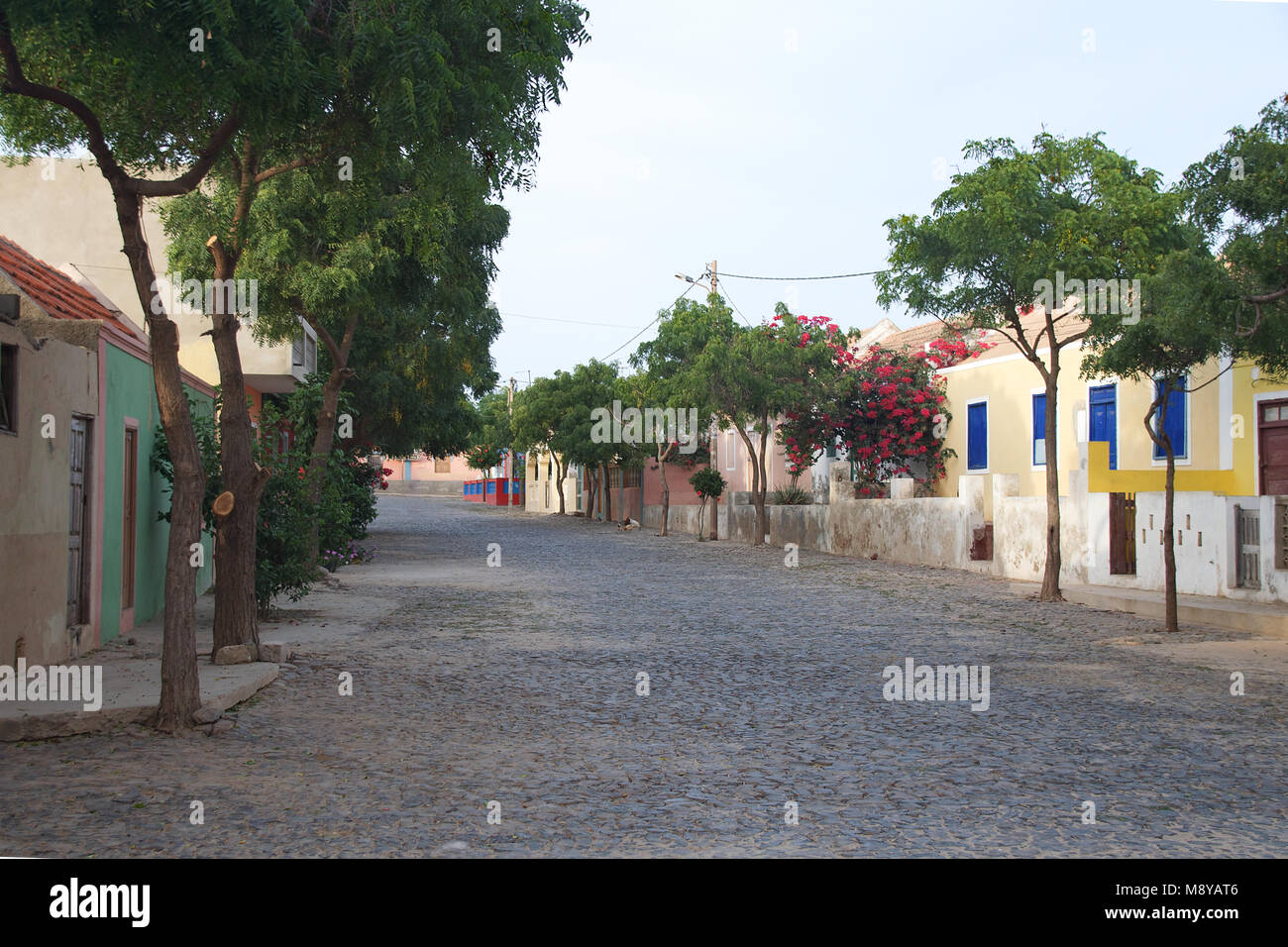 The town of Fundo das Figueiras in the north eastern region of Boa