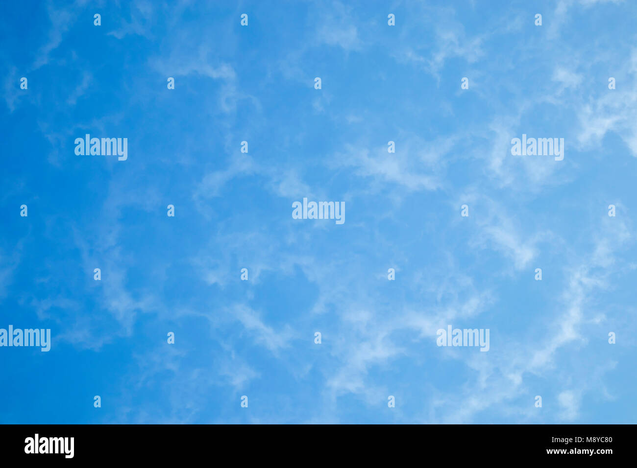 the Light cumulus clouds in the blue sky Stock Photo - Alamy
