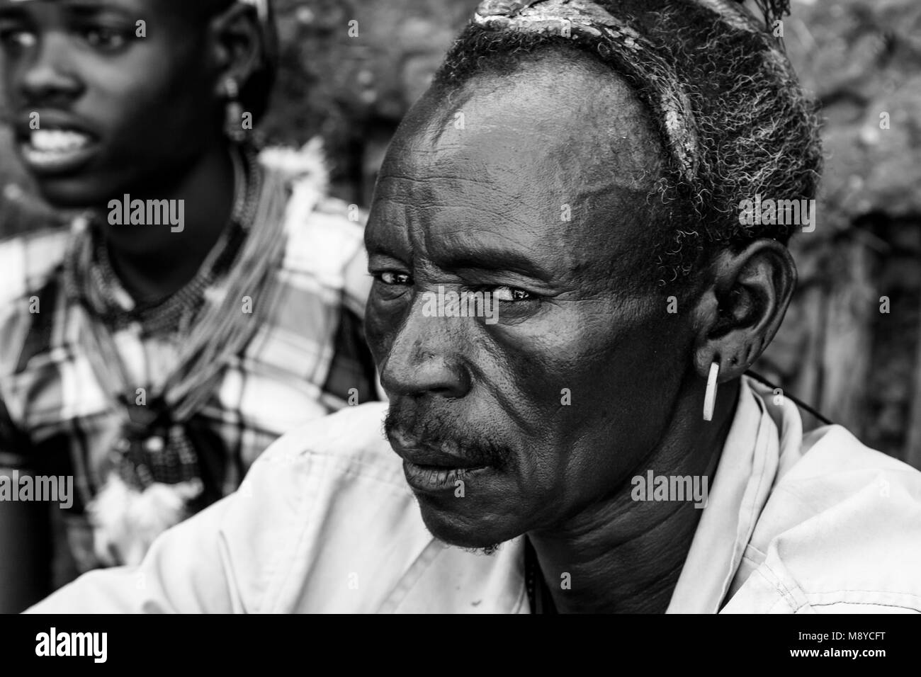 African tribes Black and White Stock Photos & Images - Alamy