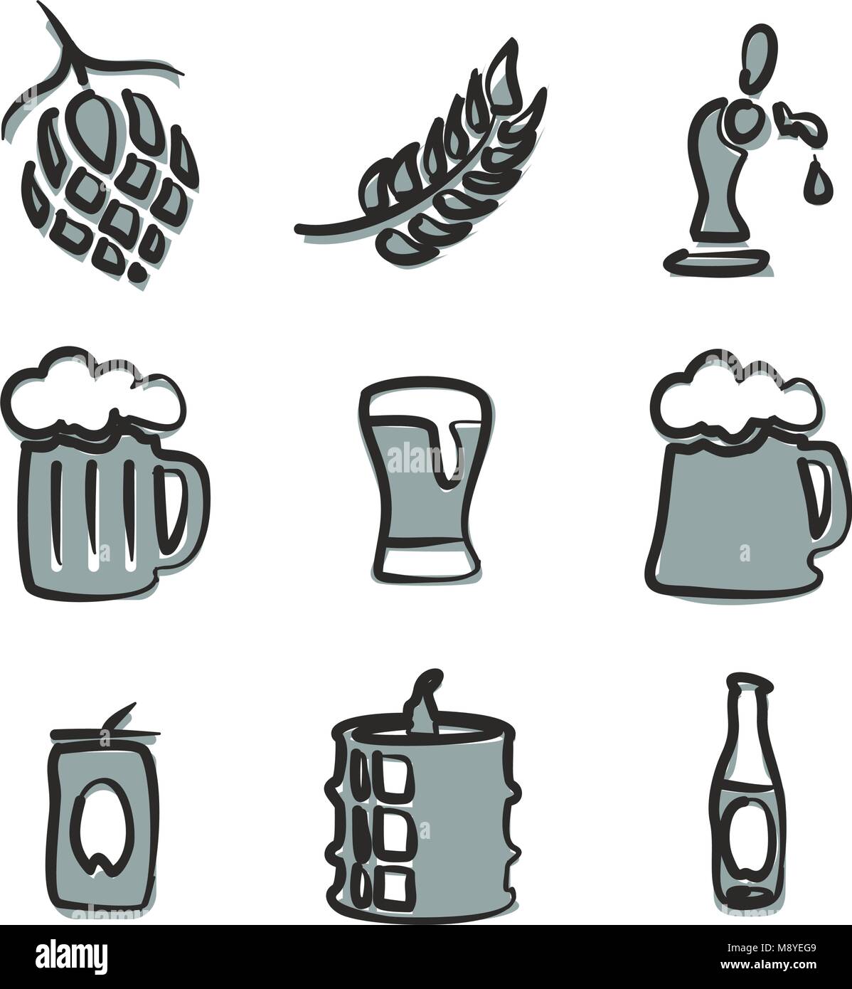 Beer Bottle Pack Retro High Resolution Stock Photography And Images Alamy