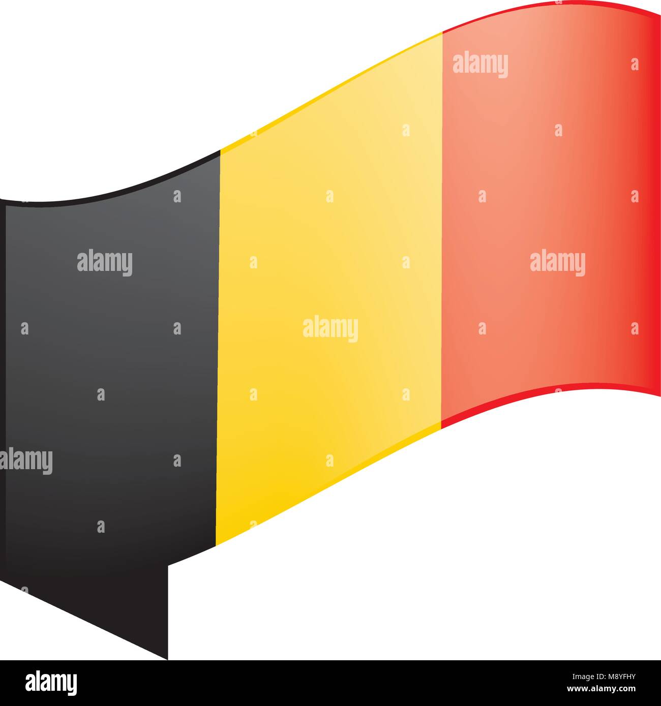 Flag of Belgium, Vector illustration Stock Vector Image & Art - Alamy