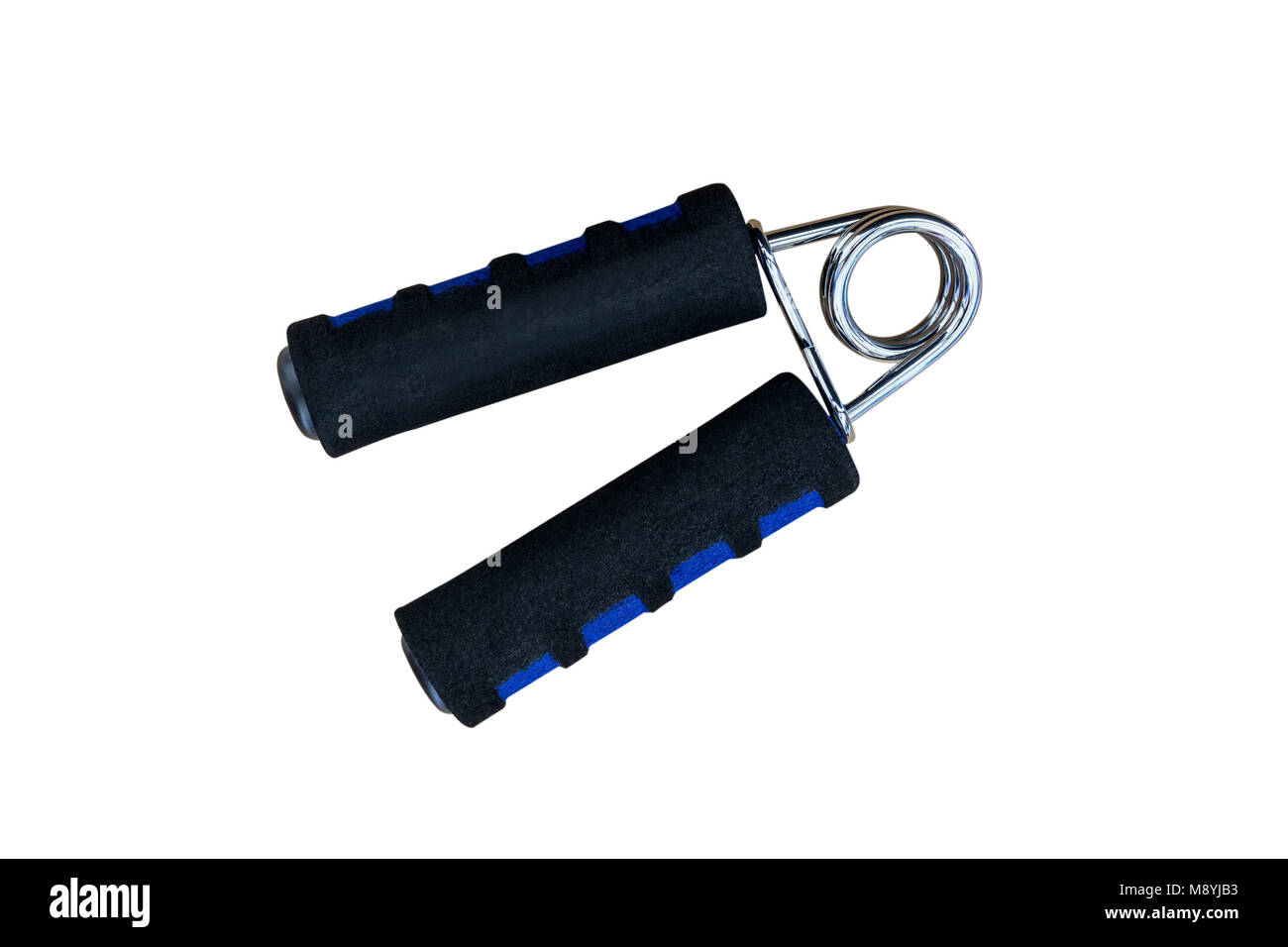 Sport hand grip equipment isolated on white Stock Photo Alamy