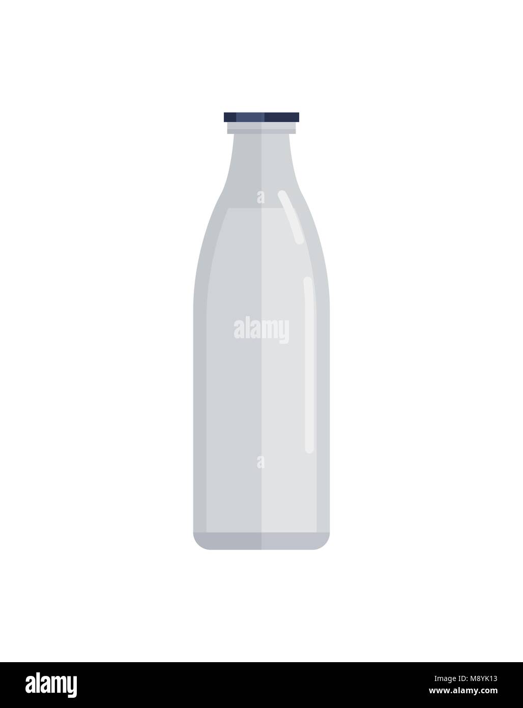 Glass bottle of milk Stock Vector Image &amp; Art - Alamy