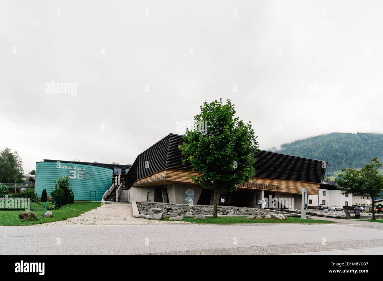 Mittersill, Austria - August 10, 2017  National park center Hohe Tauern Stock Photo