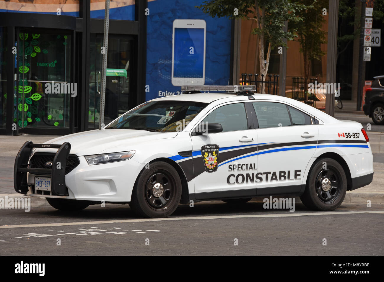 Transit enforcement, Toronto, Canada Stock Photo