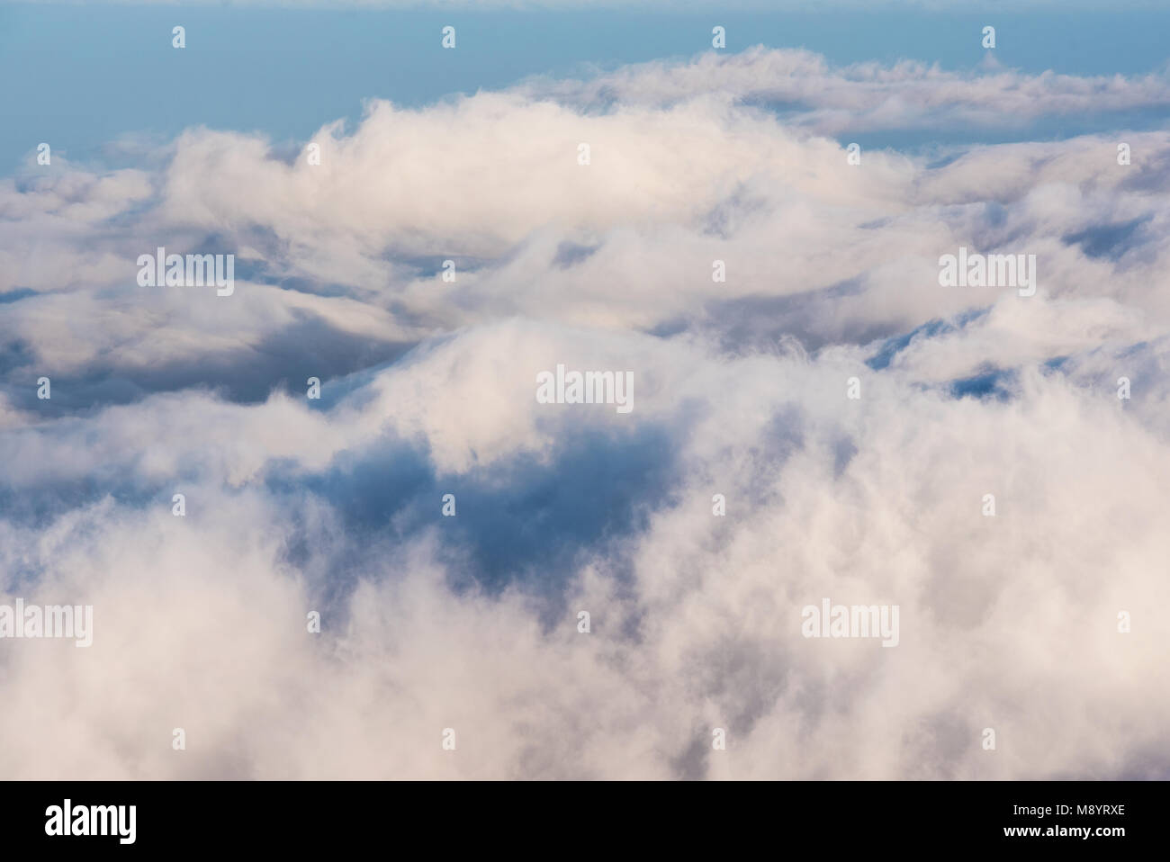 Blue sky with Cloud background texture Stock Photo - Alamy