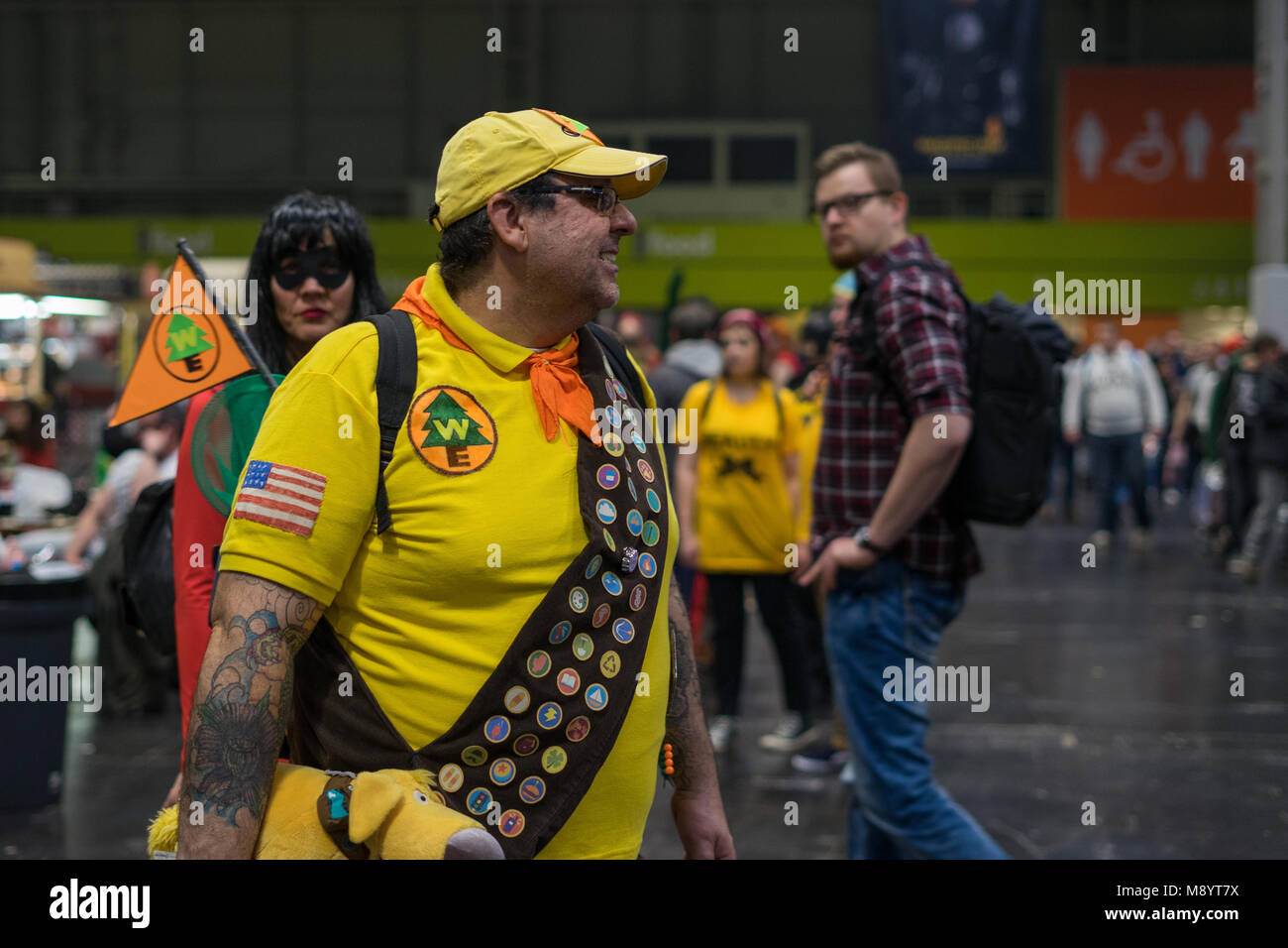 MCM Comic Con Birmingham March 2018 Stock Photo