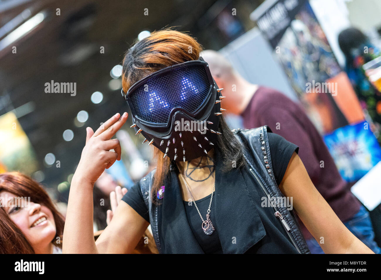 MCM Comic Con Birmingham March 2018 Stock Photo