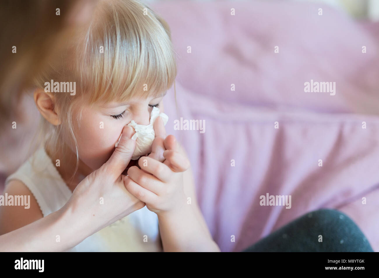 Child Runny Nose High Resolution Stock Photography and Images Alamy