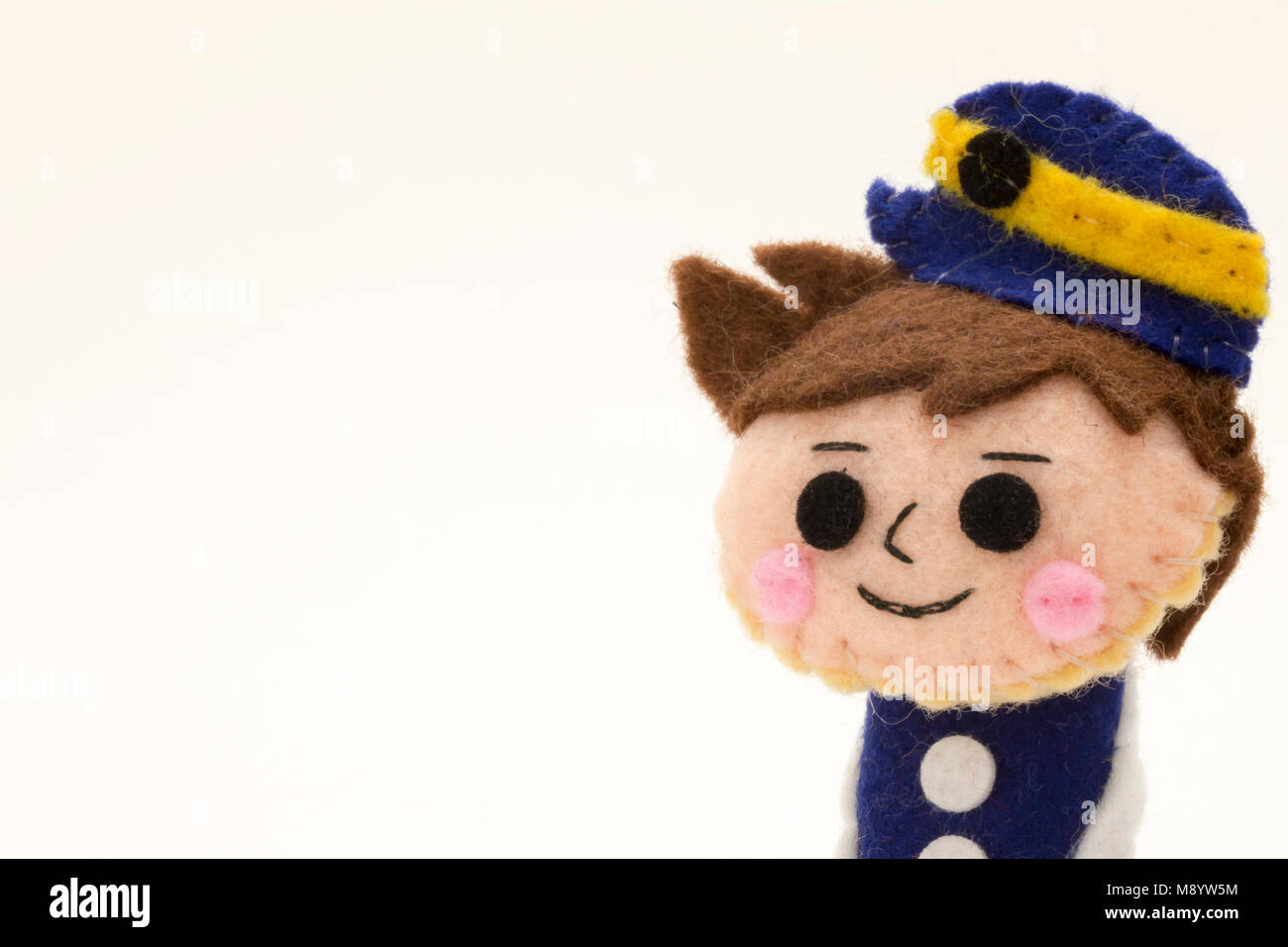 Finger Puppet boy Stock Photo Alamy