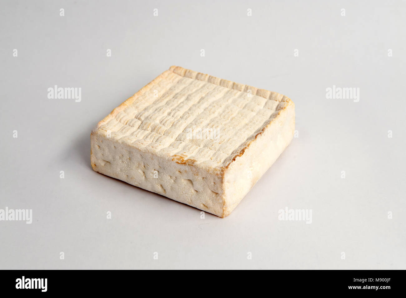 French Washed Rind French soft cheese Pont L'eveque, with washed rind Stock Photo - Alamy