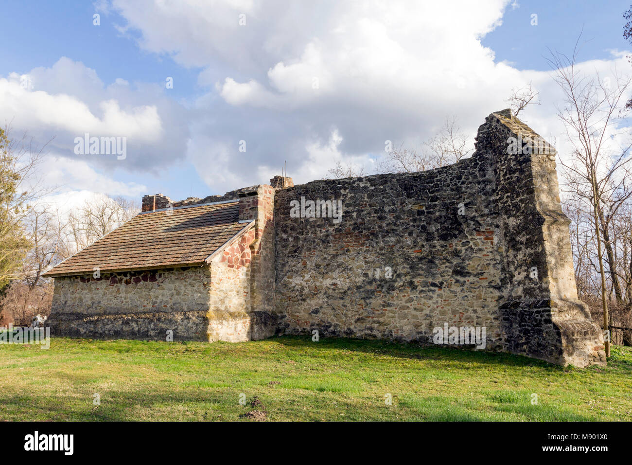 Ruin Church In Radpuszta At Lake Balaton, Hungary Stock Photo - Alamy