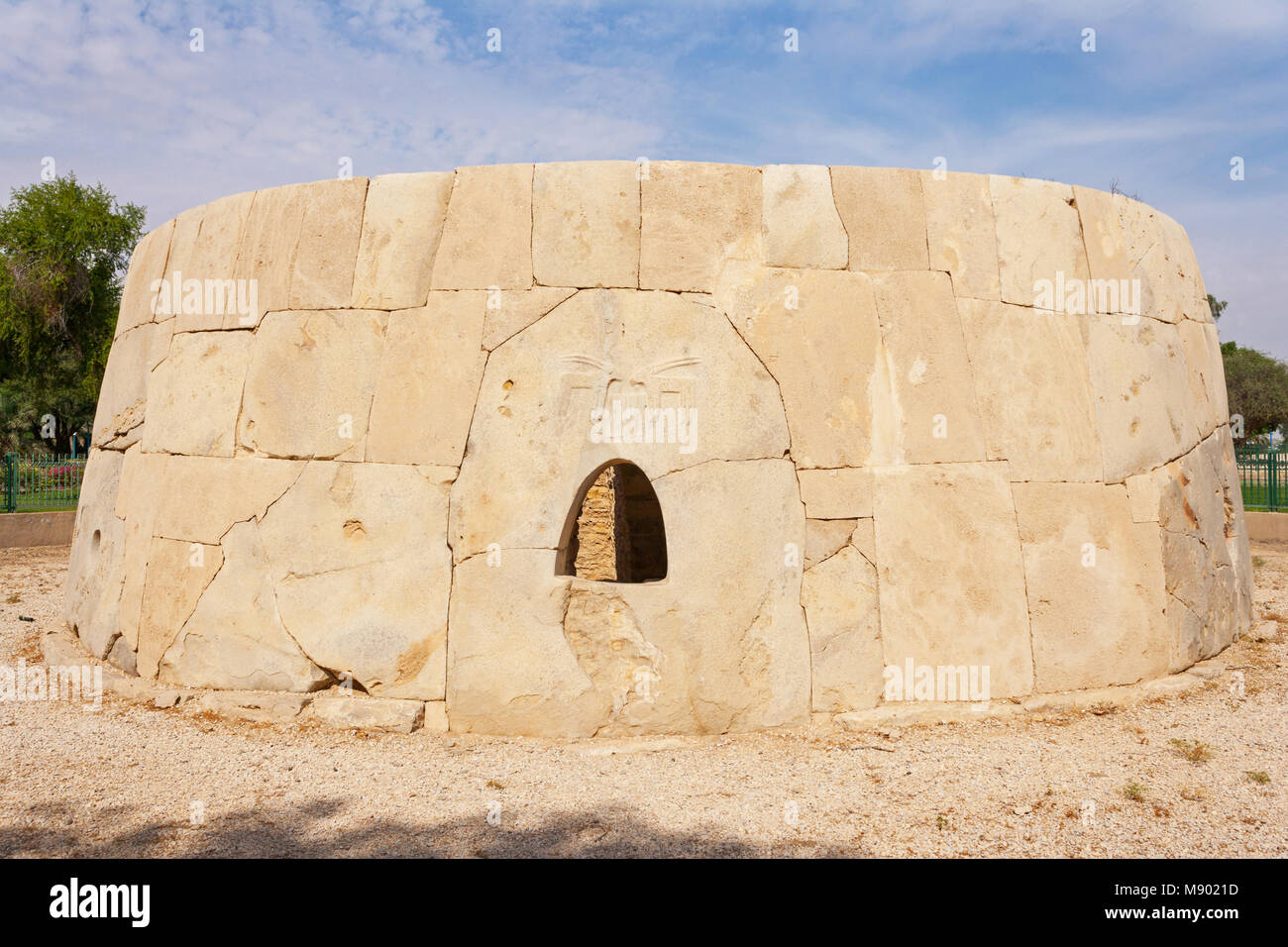 The Great Hili Tombi in Hili Archaeological Park, a Bronze Age site in Al Ain, Emirate of Abu