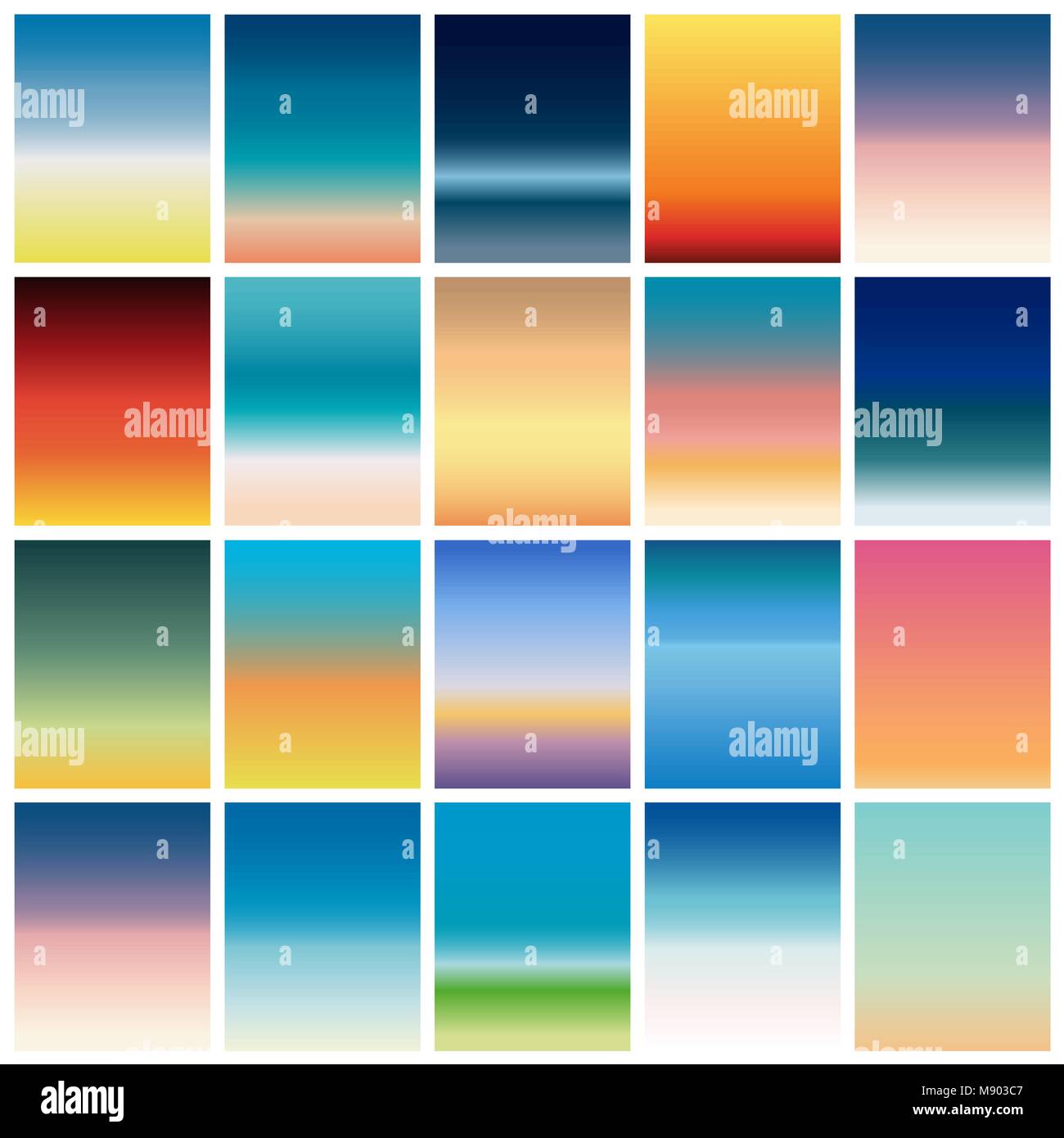 Soft color background. Modern screen vector design for mobile app. Soft color gradients. Stock Vector
