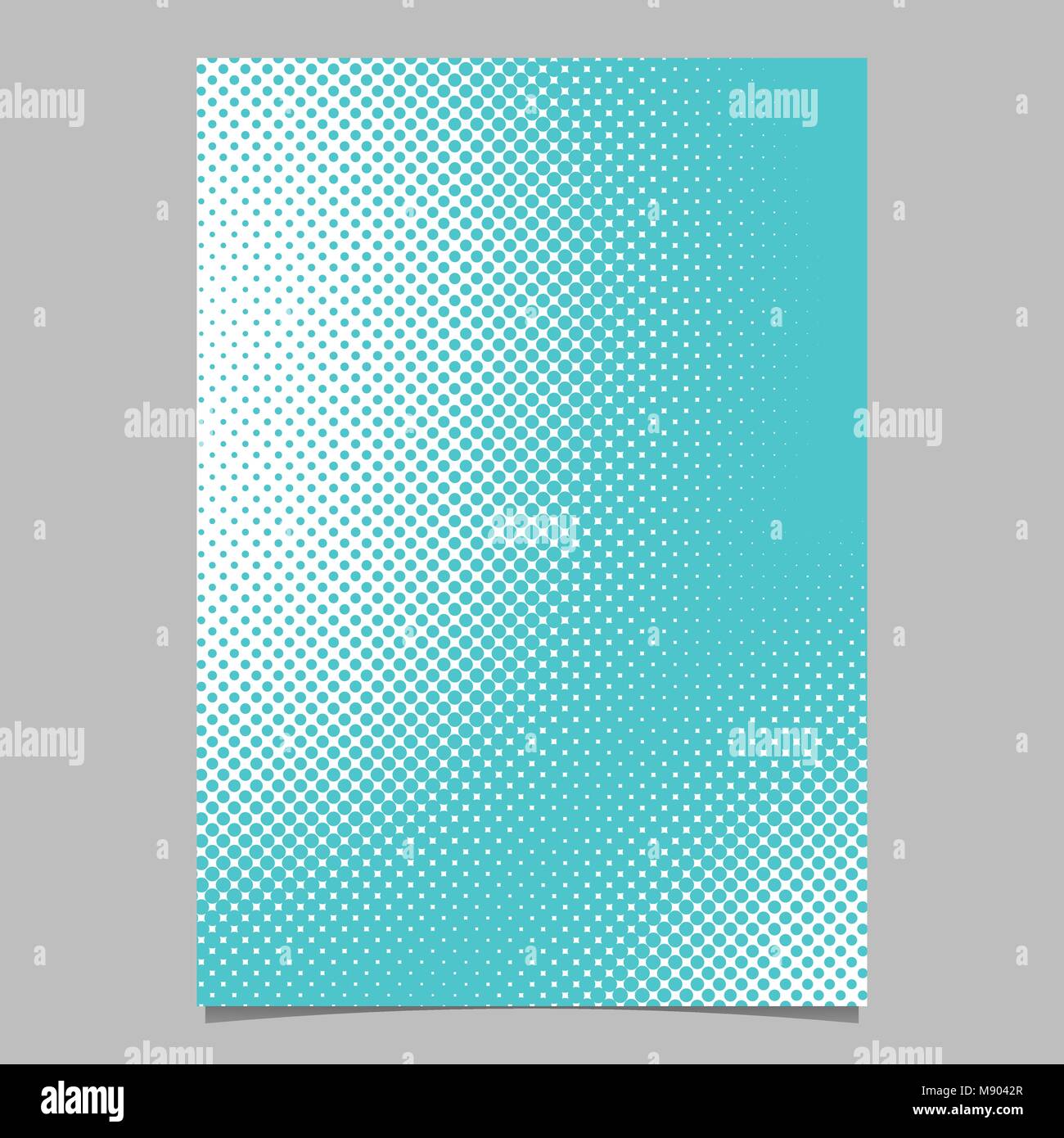 Retro halftone dot pattern flyer background Stock Vector Image & Art ...