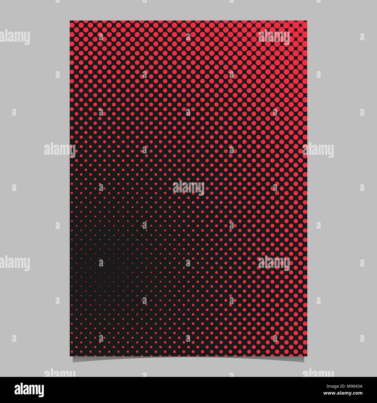 Halftone circle pattern background poster template from dots Stock ...