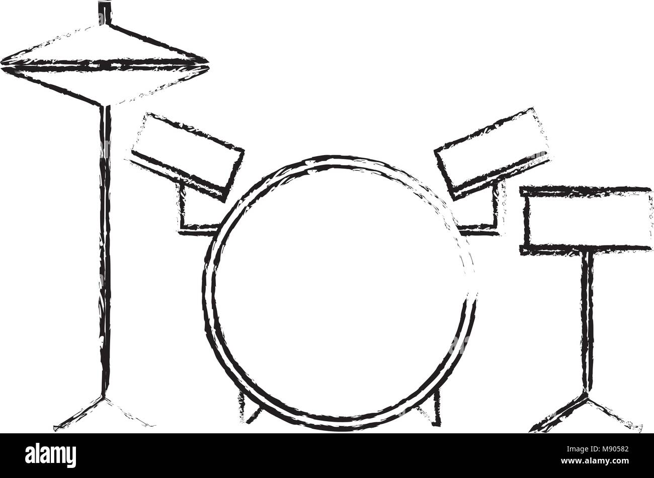 musical drums battery set instruments Stock Vector Image & Art Alamy