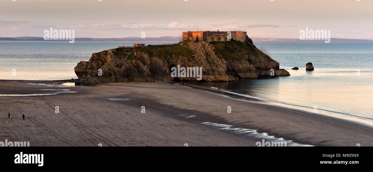 St Catherine's Fort, Tenby Stock Photo