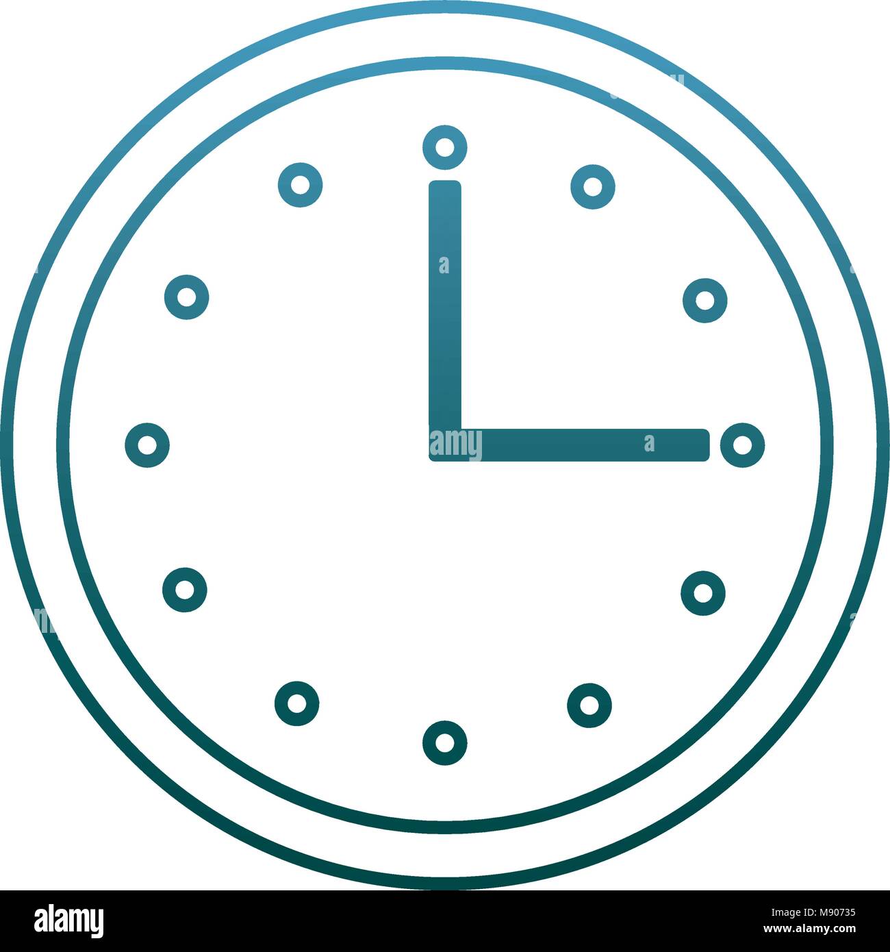 round clock time hour timer image Stock Vector Image & Art Alamy