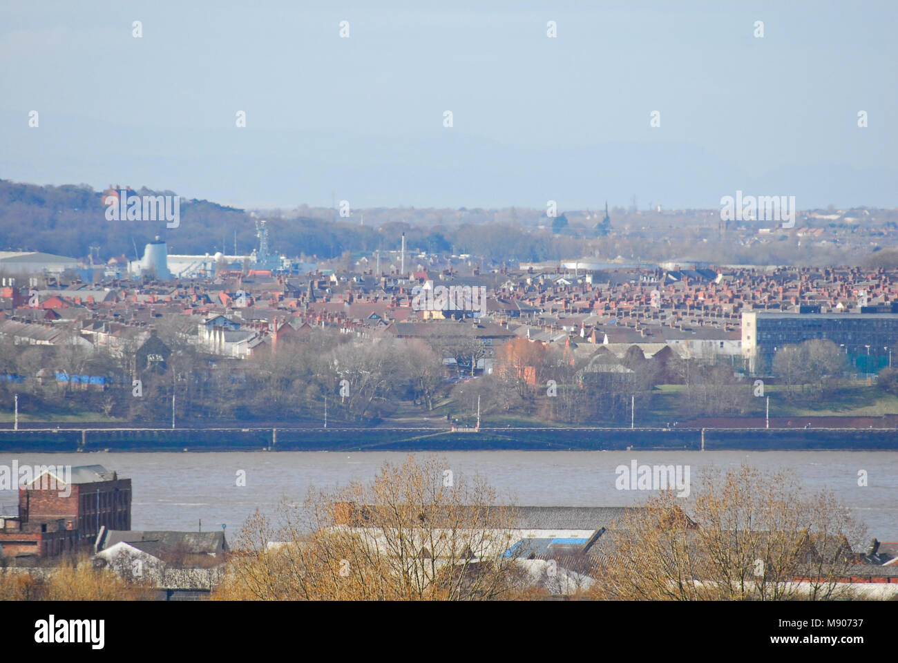 Everton Park views Stock Photo Alamy