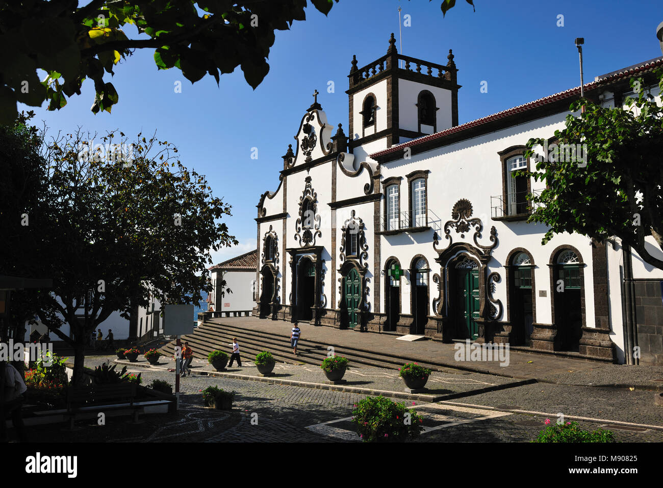 Misericordia church, Vila Franca do Campo. São Miguel, Azores islands. Portugal Stock Photo