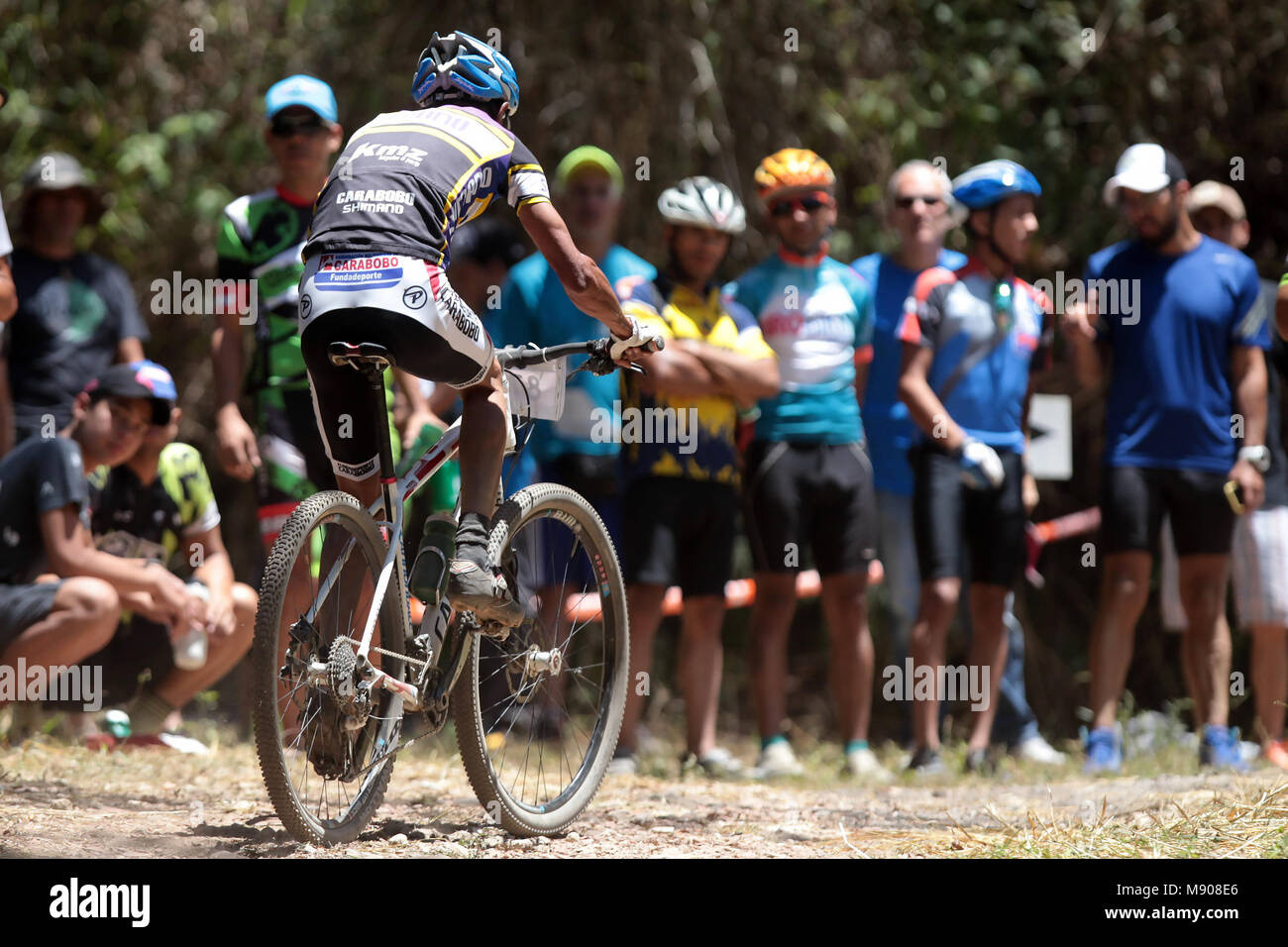 Sarteneja, Miranda. Vzla. 1era Válida Gatorade XXV Circuito MTB, Copa GU JF Sport , realizada en la Universidad Simón Bolívar Foto: Alejandro van Sche Stock Photo