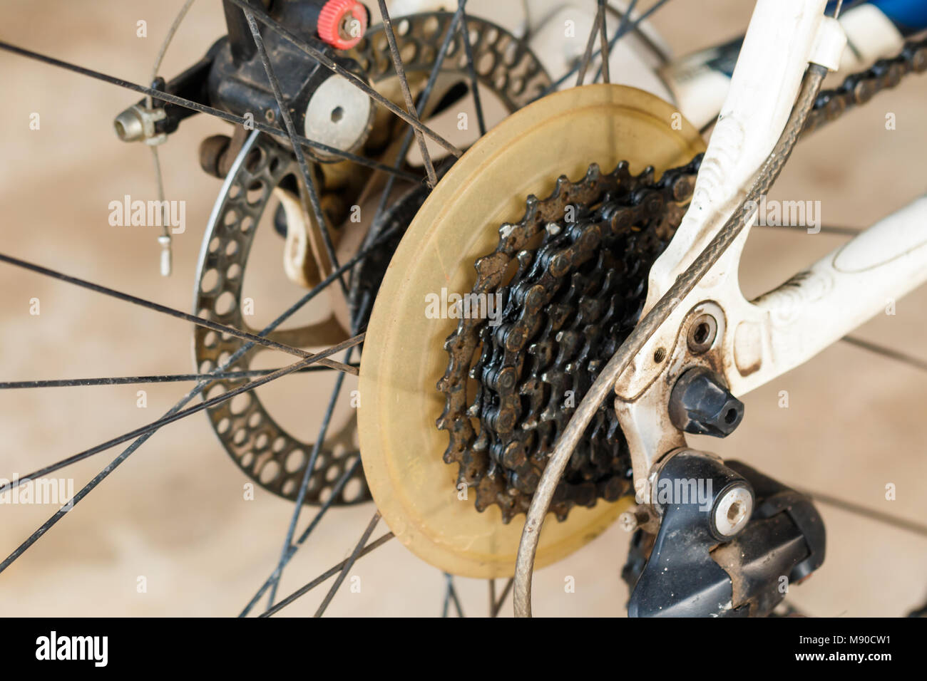 old bike chain