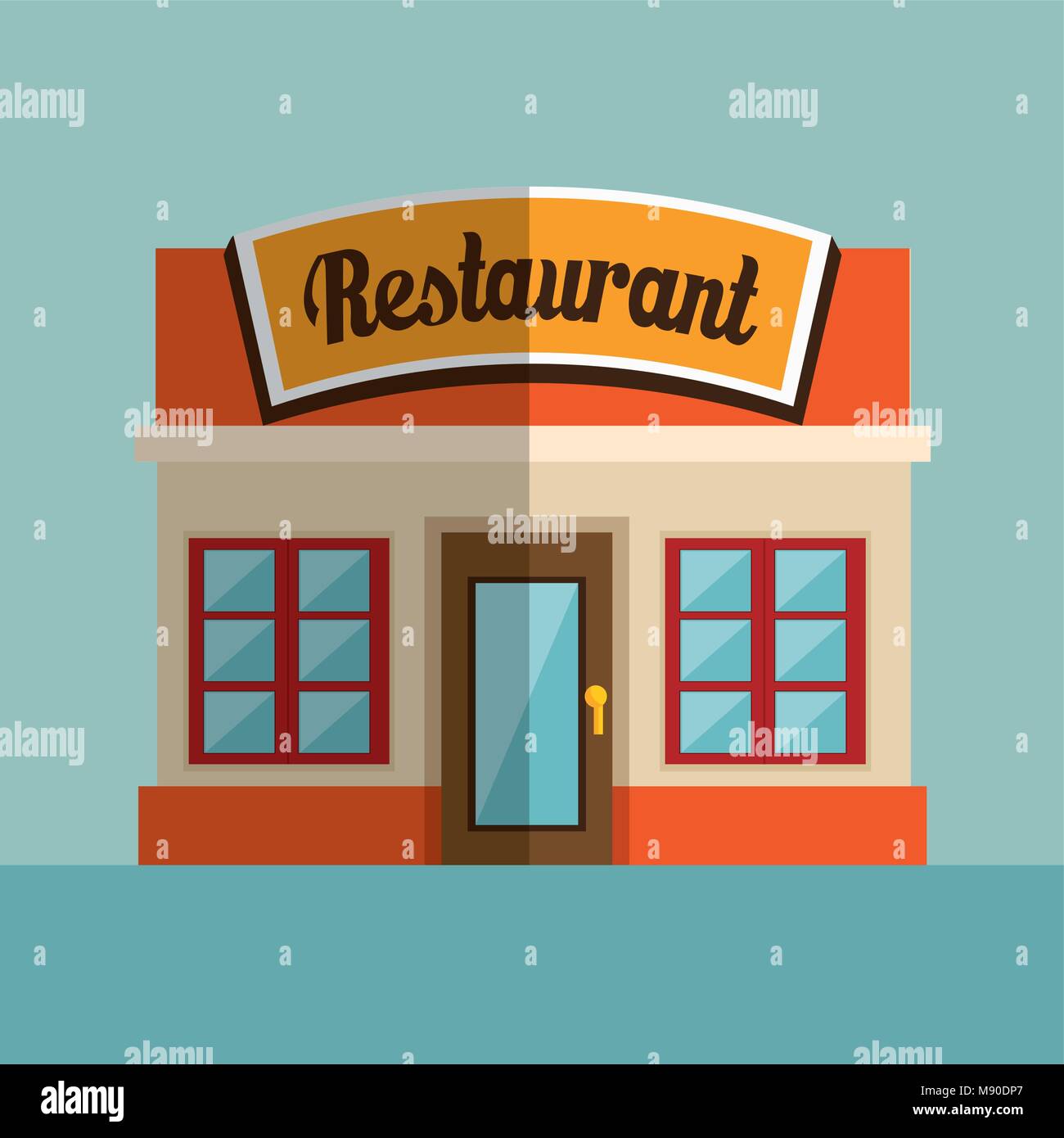 restaurant menu design, vector illustration eps10 graphic Stock Vector ...