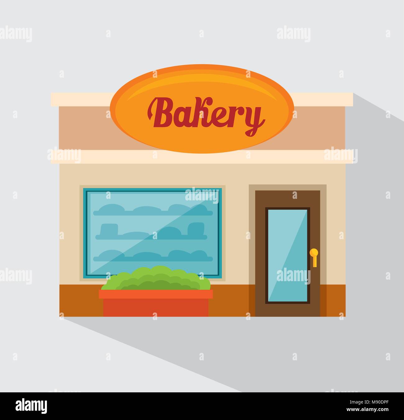 bakery shop design, vector illustration eps10 graphic Stock Vector ...