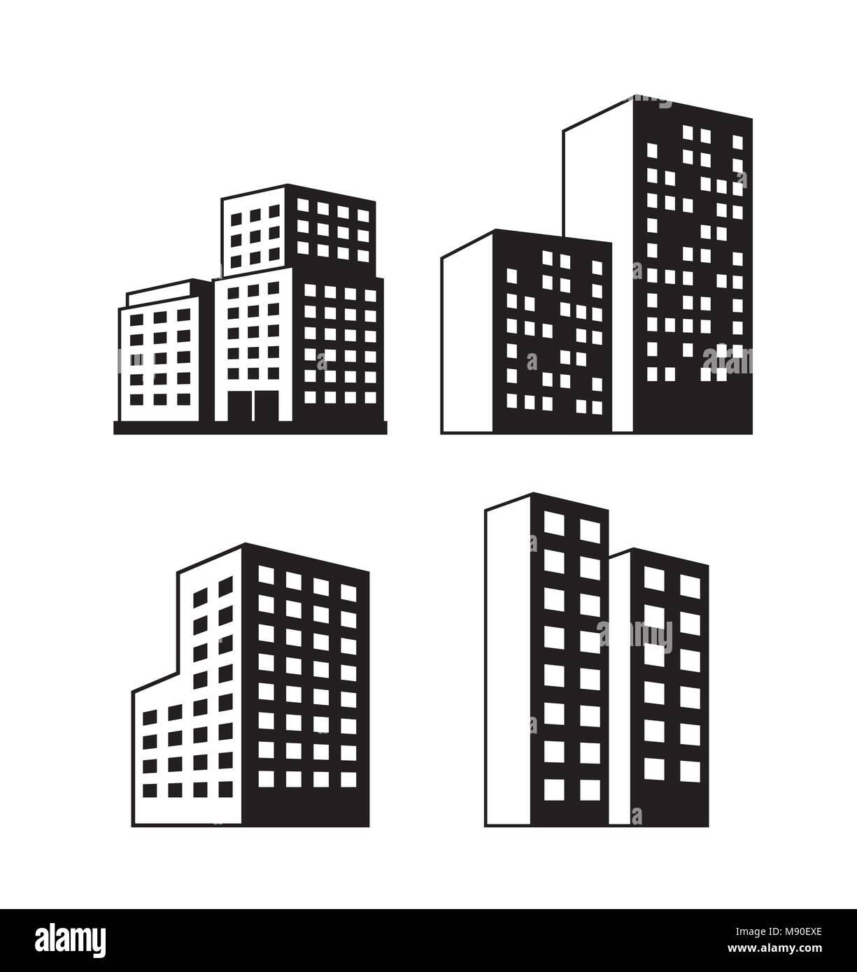 building icon design, vector illustration eps10 graphic Stock Vector ...
