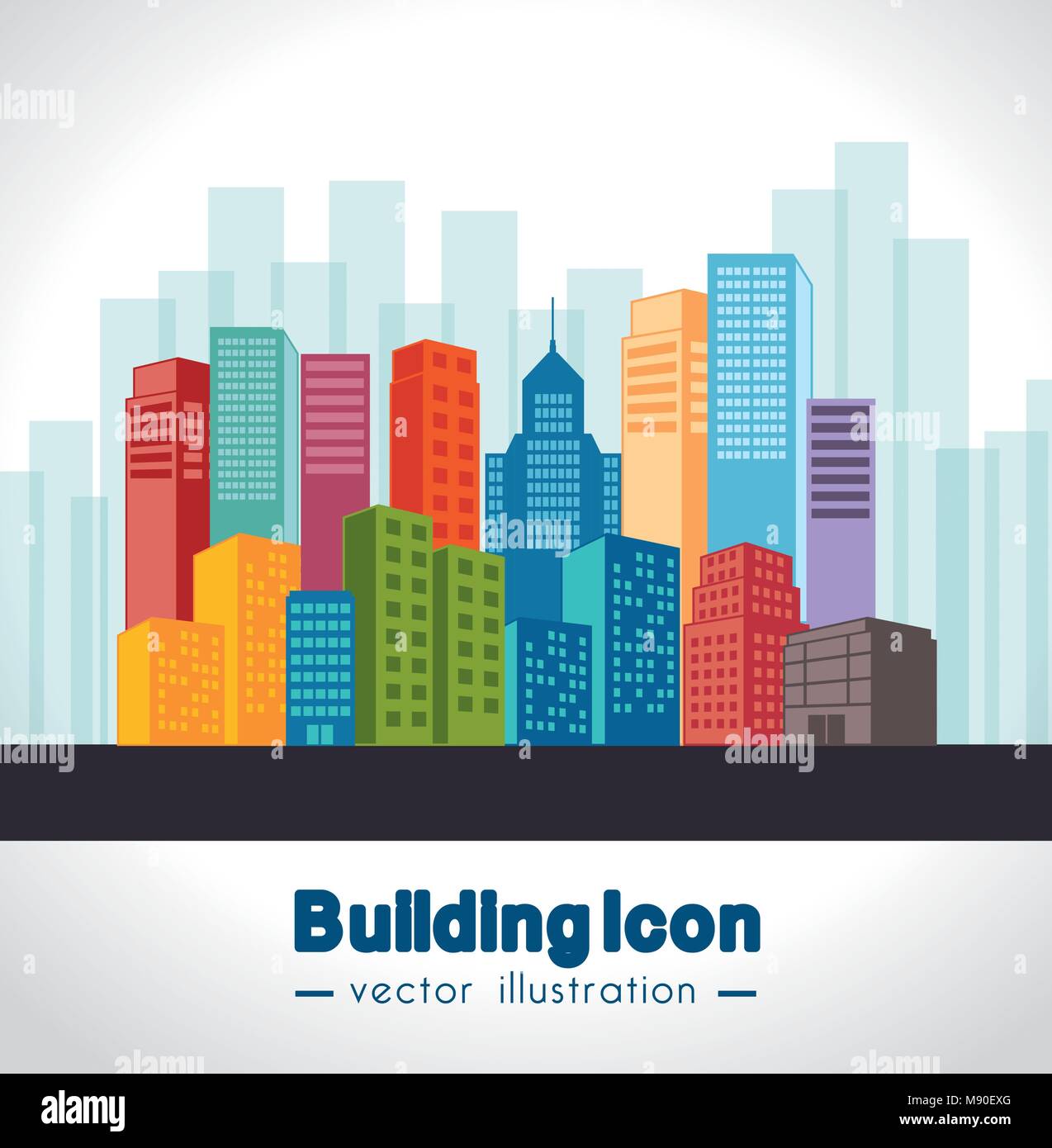 building icon design, vector illustration eps10 graphic Stock Vector ...