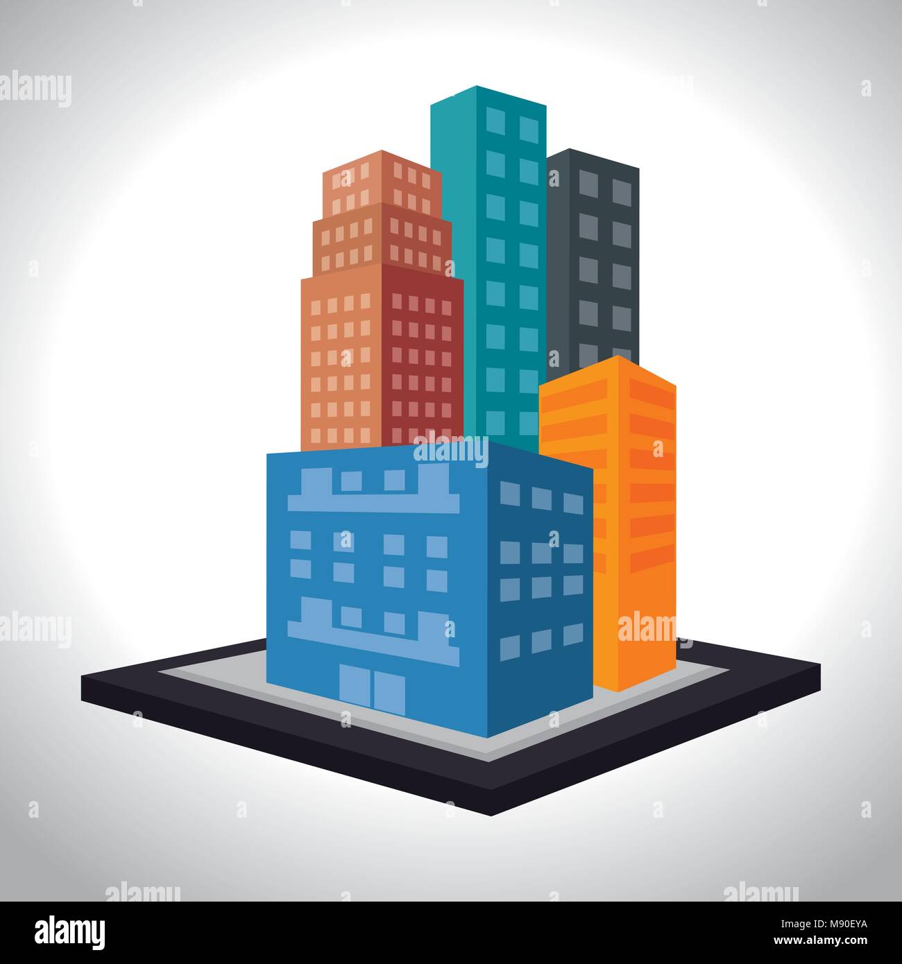 building icon design, vector illustration eps10 graphic Stock Vector ...