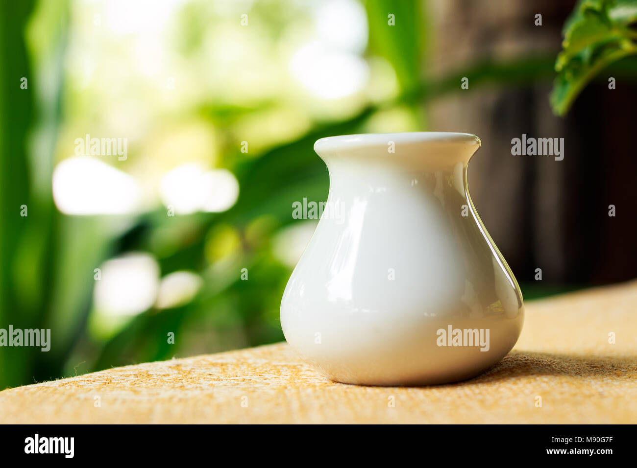 Vase on the table Stock Photo Alamy