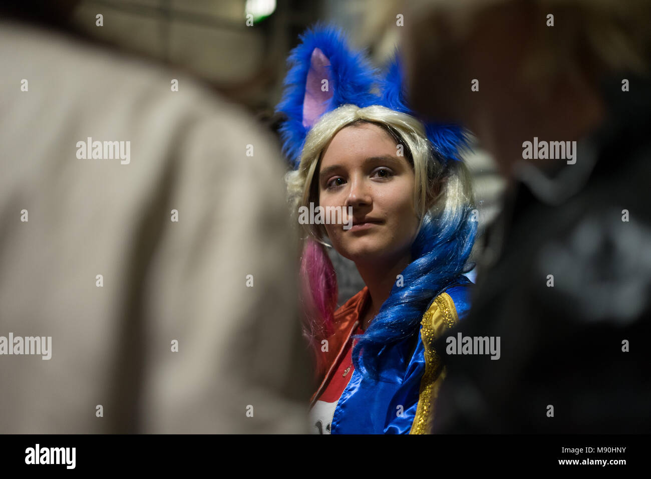 MCM Comic Con Birmingham March 2018 Stock Photo