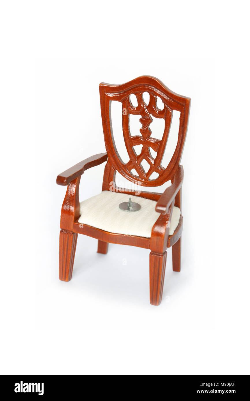 Drawing pin on chair Cut Out Stock Images & Pictures Alamy