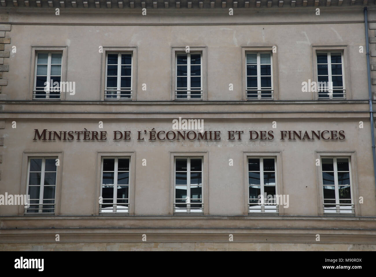 French ministry of Economy & Finance. Paris, France. Stock Photo