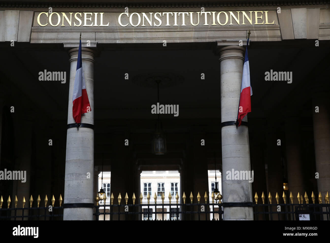 Conseil constitutionnel, Paris, France. Stock Photo