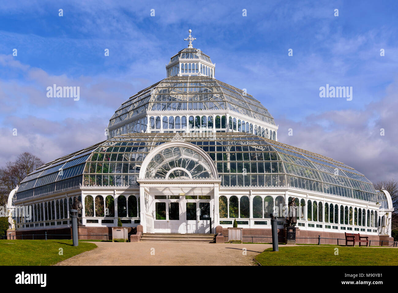 Sefton Park Palmhouse. Liverpool. Stock Photo