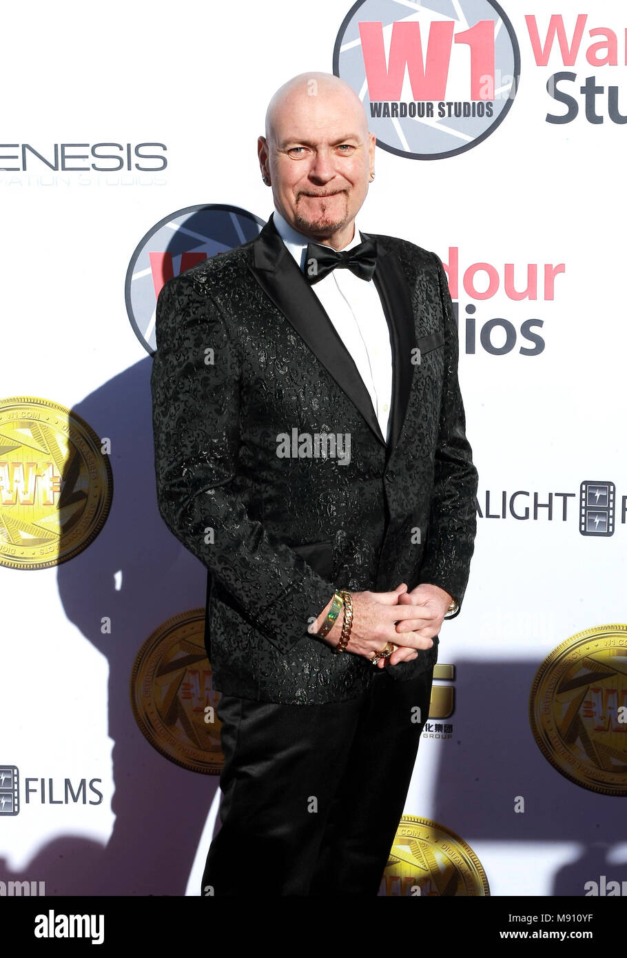 Martyn Ravenhill attends Wardour Studios Presents Hollywood Stars Gala Oscar Viewing Party 2018 at The Waldorf Astoria, Beverly Hills Stock Photo