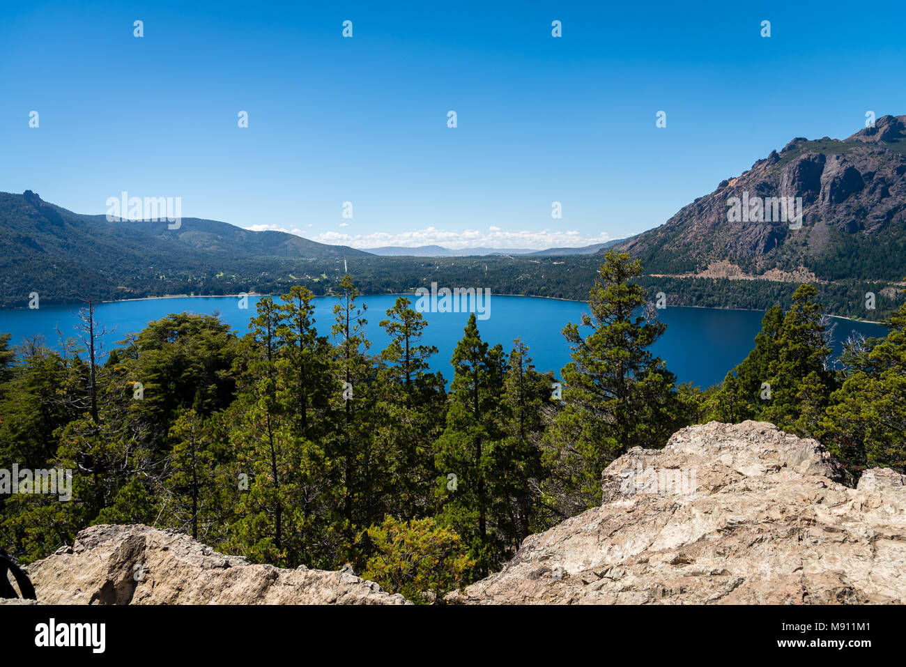 The lakes of Bariloche, Patagonia, Argentina Stock Photo
