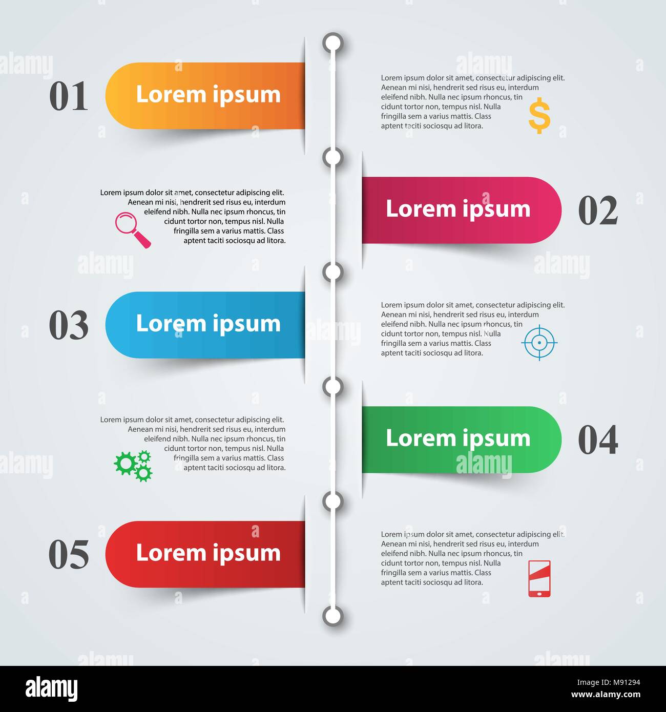 Origami Inforgraphics Business Infographics origami style Vector illustration Stock Vector ...