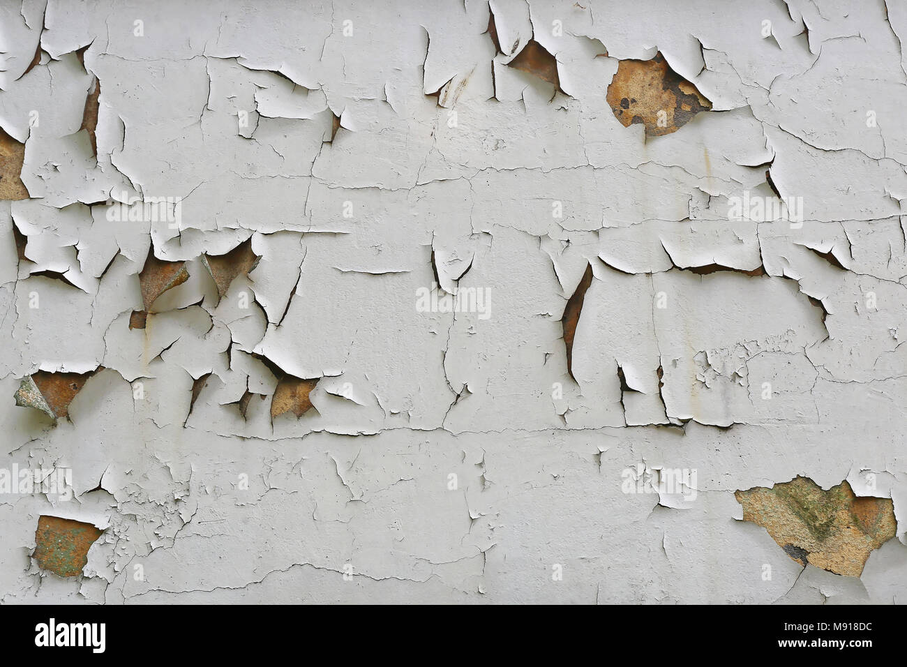 Chipped Paint Peeling Off House Wall Stock Photo - Alamy