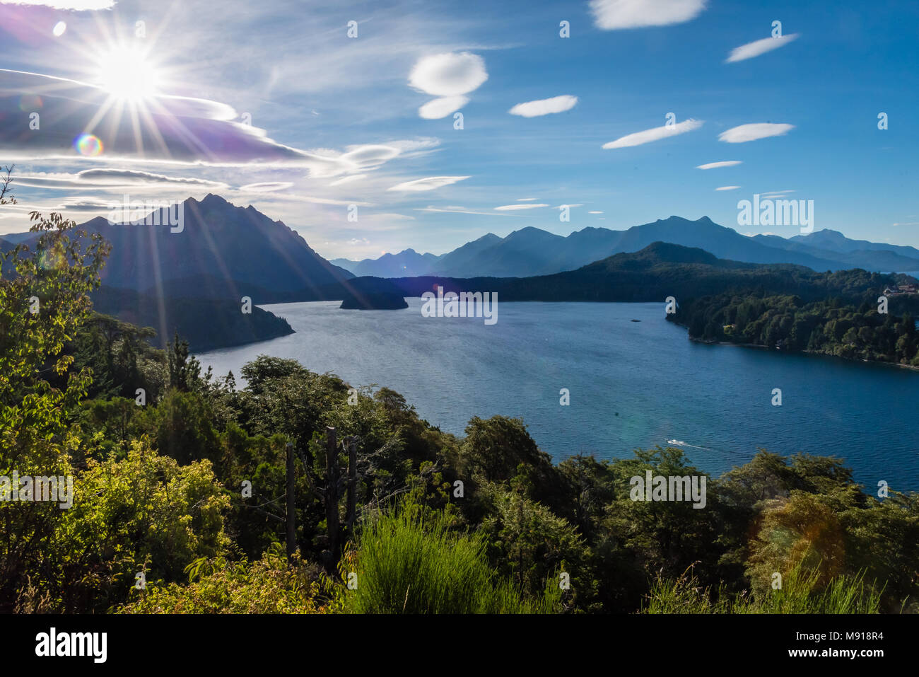 Lakes of Bariloche, Patagonia, Argentina Stock Photo