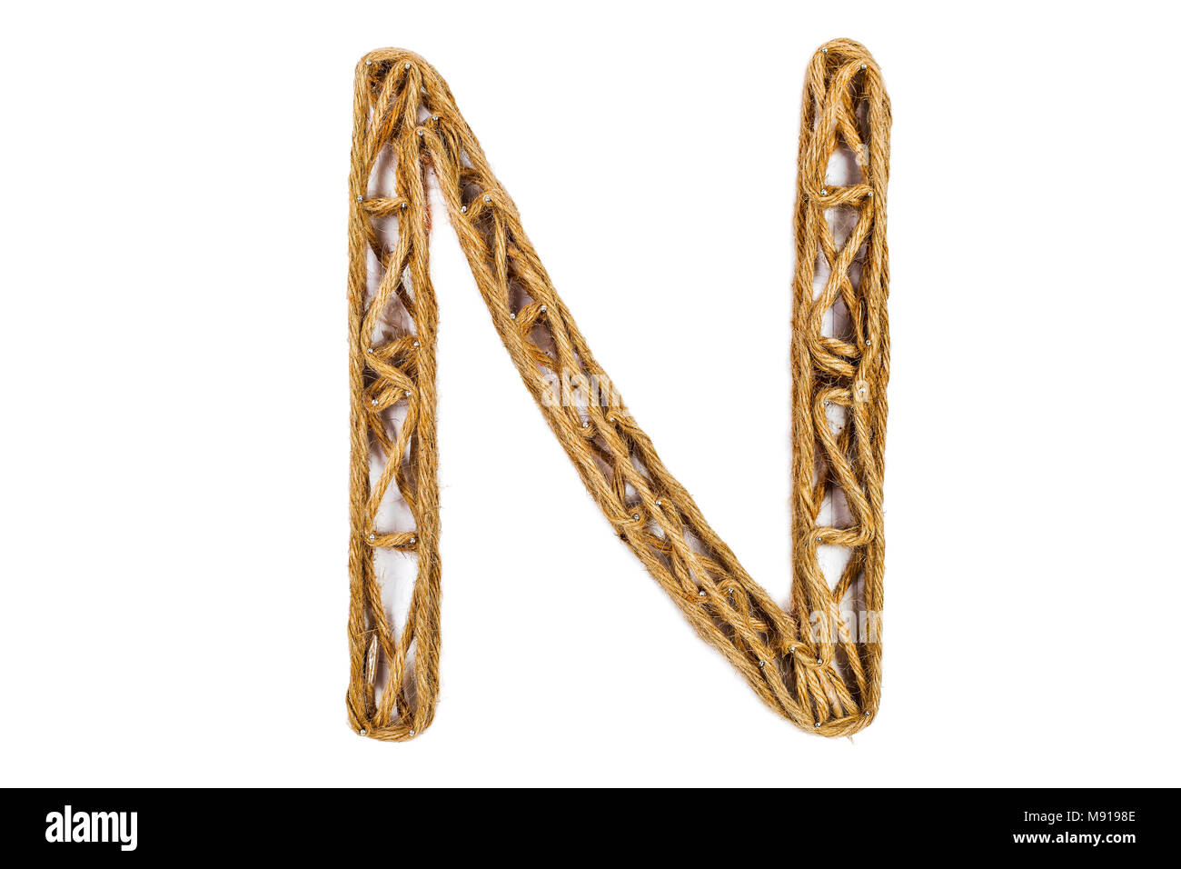 Rope Alphabet Letter High Resolution Stock Photography and Images Alamy