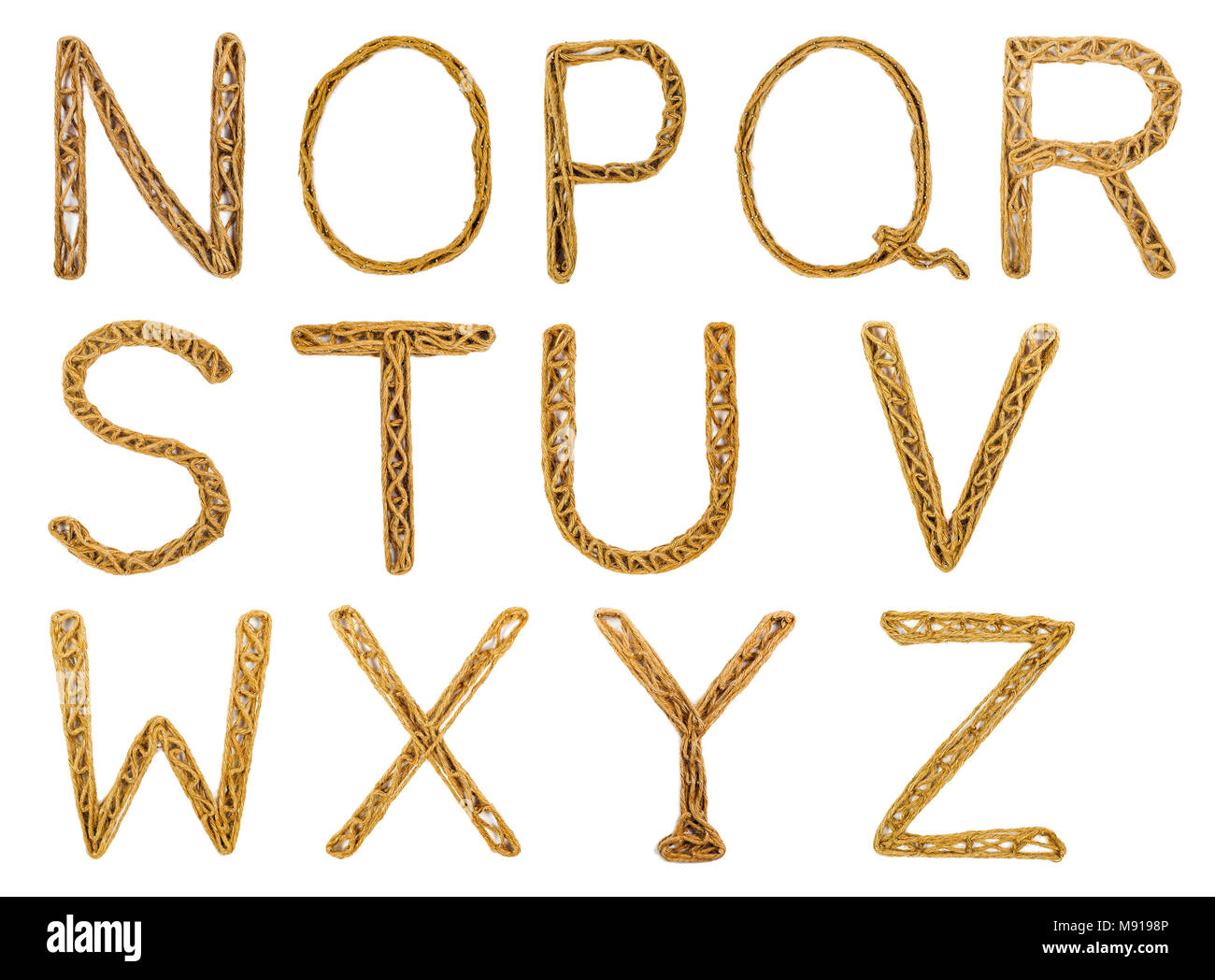 rope alphabet letter r high resolution stock photography and images alamy