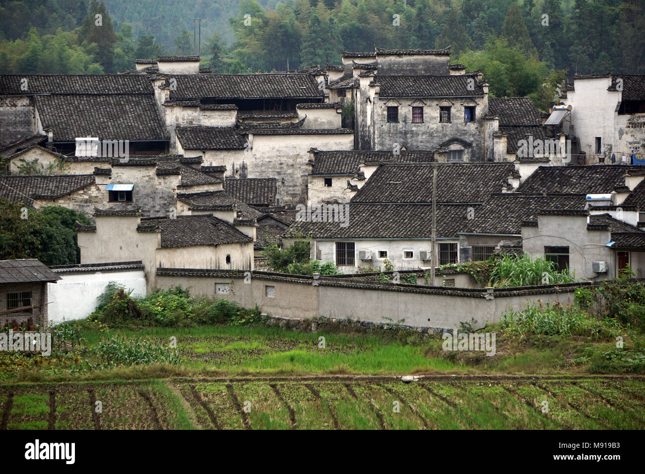 traditional chinese village and unesco world heritage Xidi in Anhui Province, China Stock Photo