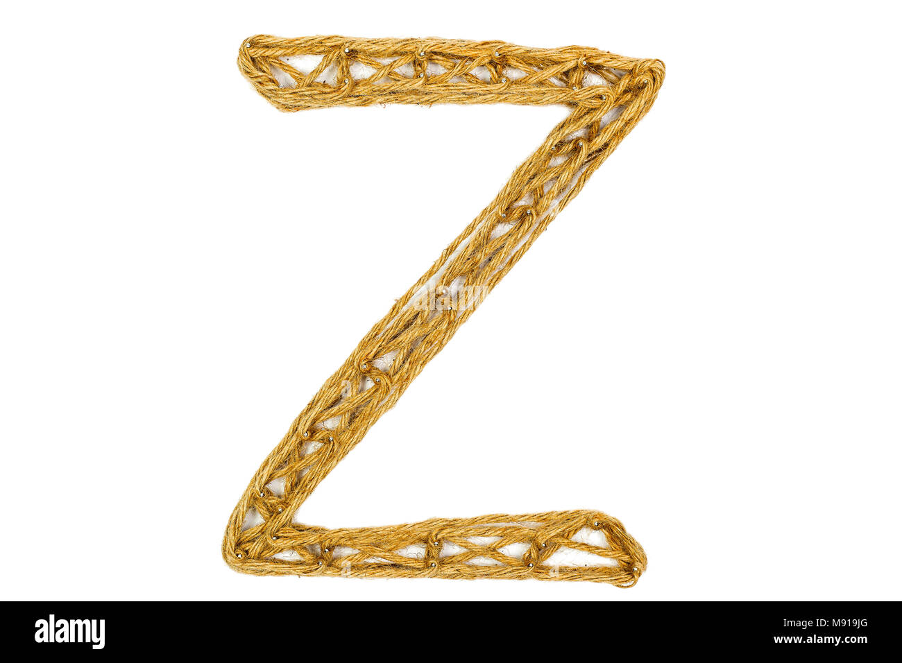 Rope alphabet letter hi-res stock photography and images - Alamy